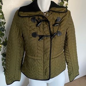 Cartonnier green winter coat, size 4